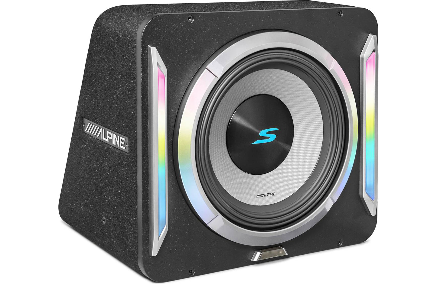 Alpine S2-SB12 PrismaLink® S2-Series sealed subwoofer enclosure w/12" subwoofer & RGBW lighting