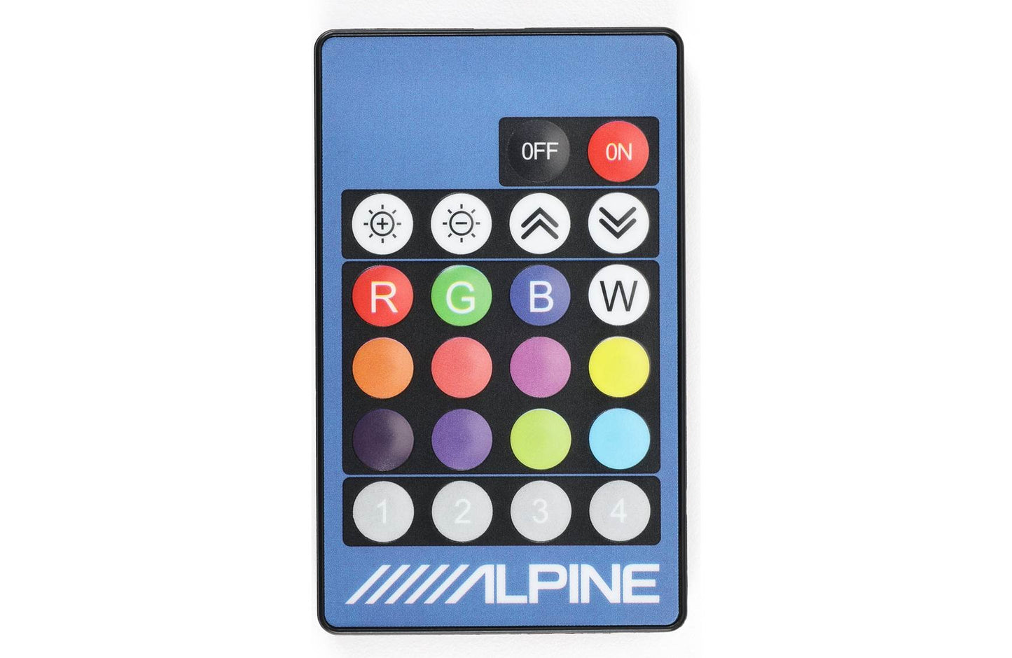 Alpine S2-SB12 PrismaLink® S2-Series sealed subwoofer enclosure w/12" subwoofer & RGBW lighting