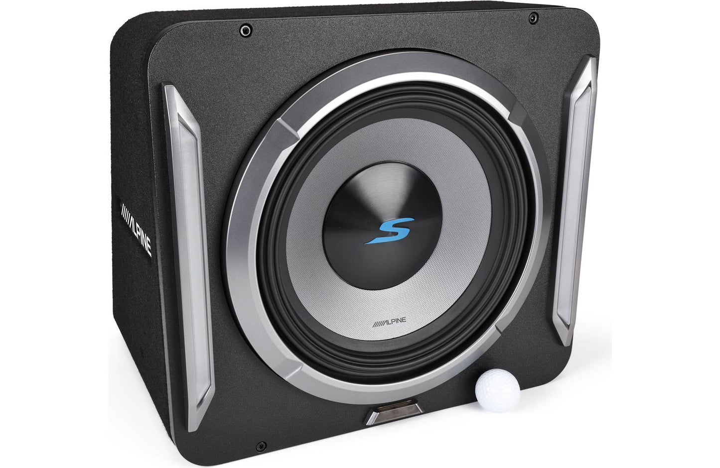 Alpine S2-SB12 PrismaLink® S2-Series sealed subwoofer enclosure w/12" subwoofer & RGBW lighting