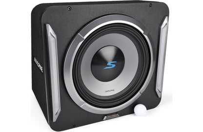 Alpine S2-SB12 PrismaLink® S2-Series sealed subwoofer enclosure w/12" subwoofer & RGBW lighting