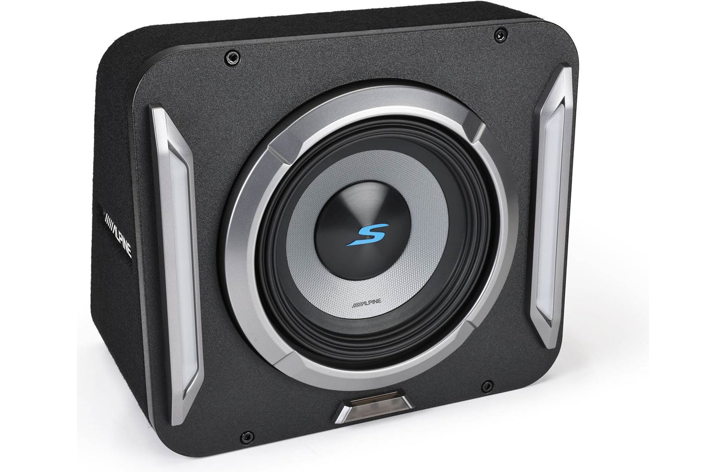 Alpine S2-SB8 PrismaLink® S2-Series sealed subwoofer enclosure w/8" subwoofer & RGBW lighting
