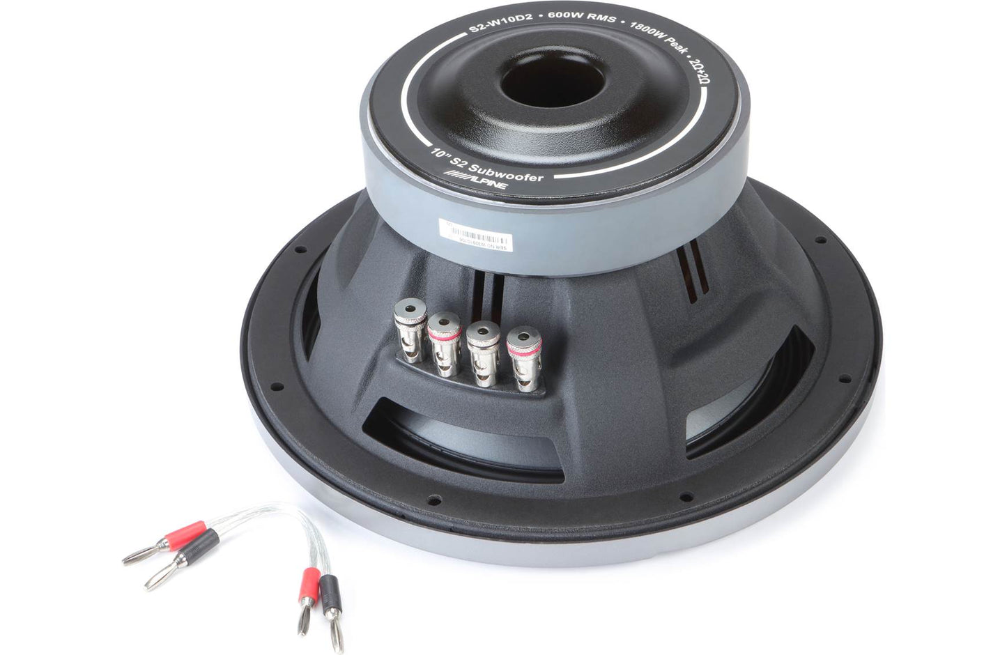 Alpine S2-W10D2 S-Series 10" subwoofer w/dual 2ohm voice coils