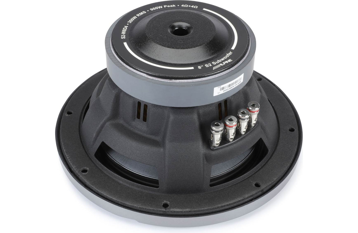 Alpine S2-W8D4 S-Series 8" subwoofer w/dual 4-ohm voice coils