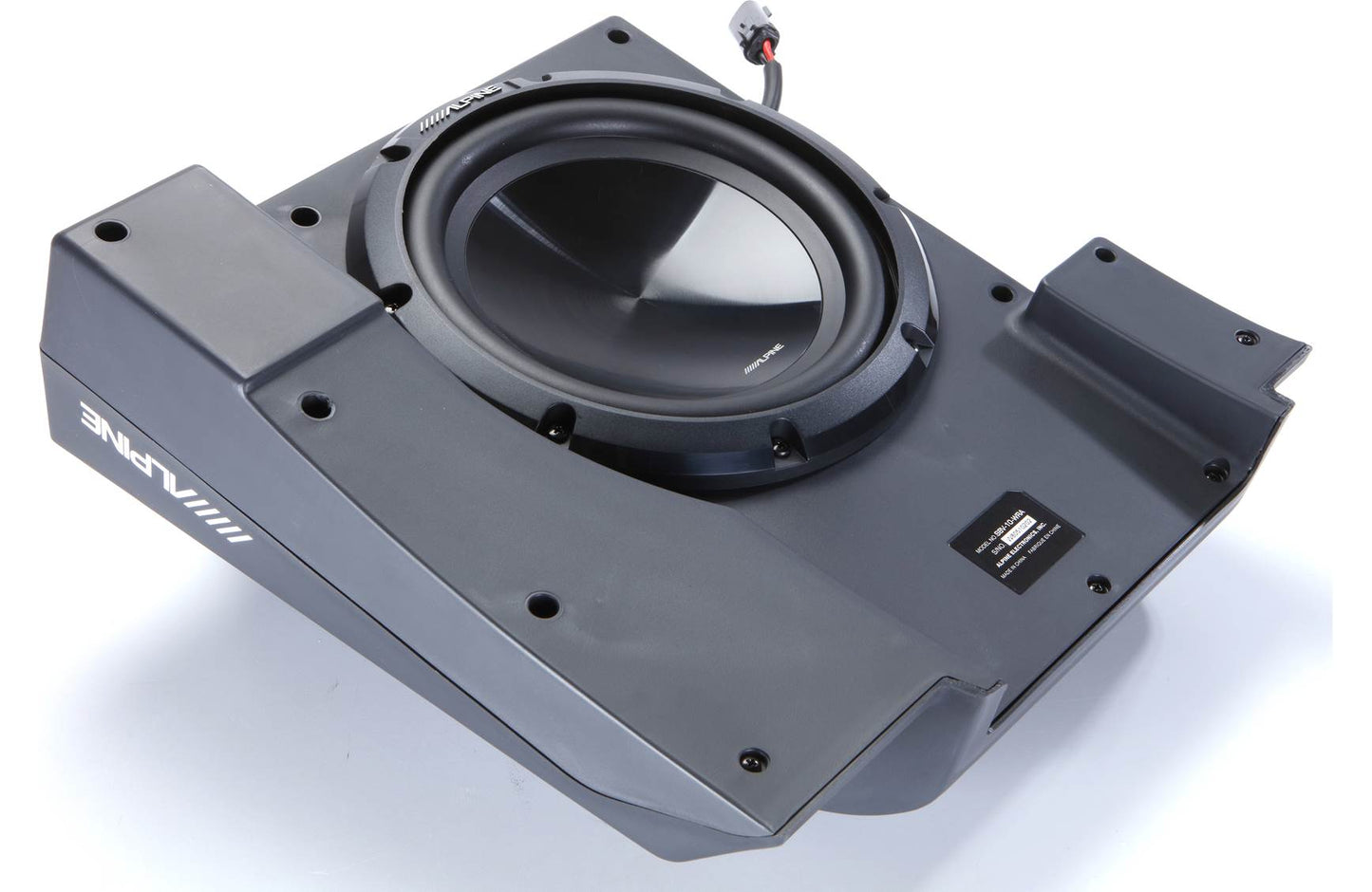 Alpine SBV-10-WRA Weather-resistant sealed enclosure, w/10" subwoofer (select 2007-18 Jeep Wrangler JK Unlimited)