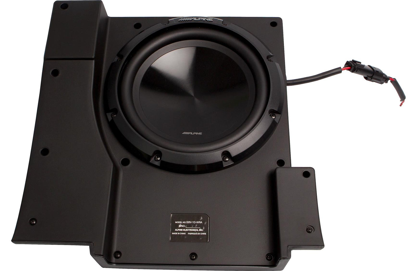 Alpine SBV-10-WRA Weather-resistant sealed enclosure, w/10" subwoofer (select 2007-18 Jeep Wrangler JK Unlimited)