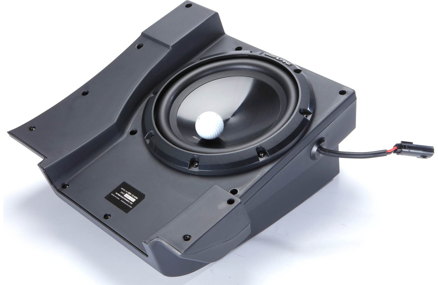 Alpine SBV-10-WRA Weather-resistant sealed enclosure, w/10" subwoofer (select 2007-18 Jeep Wrangler JK Unlimited)