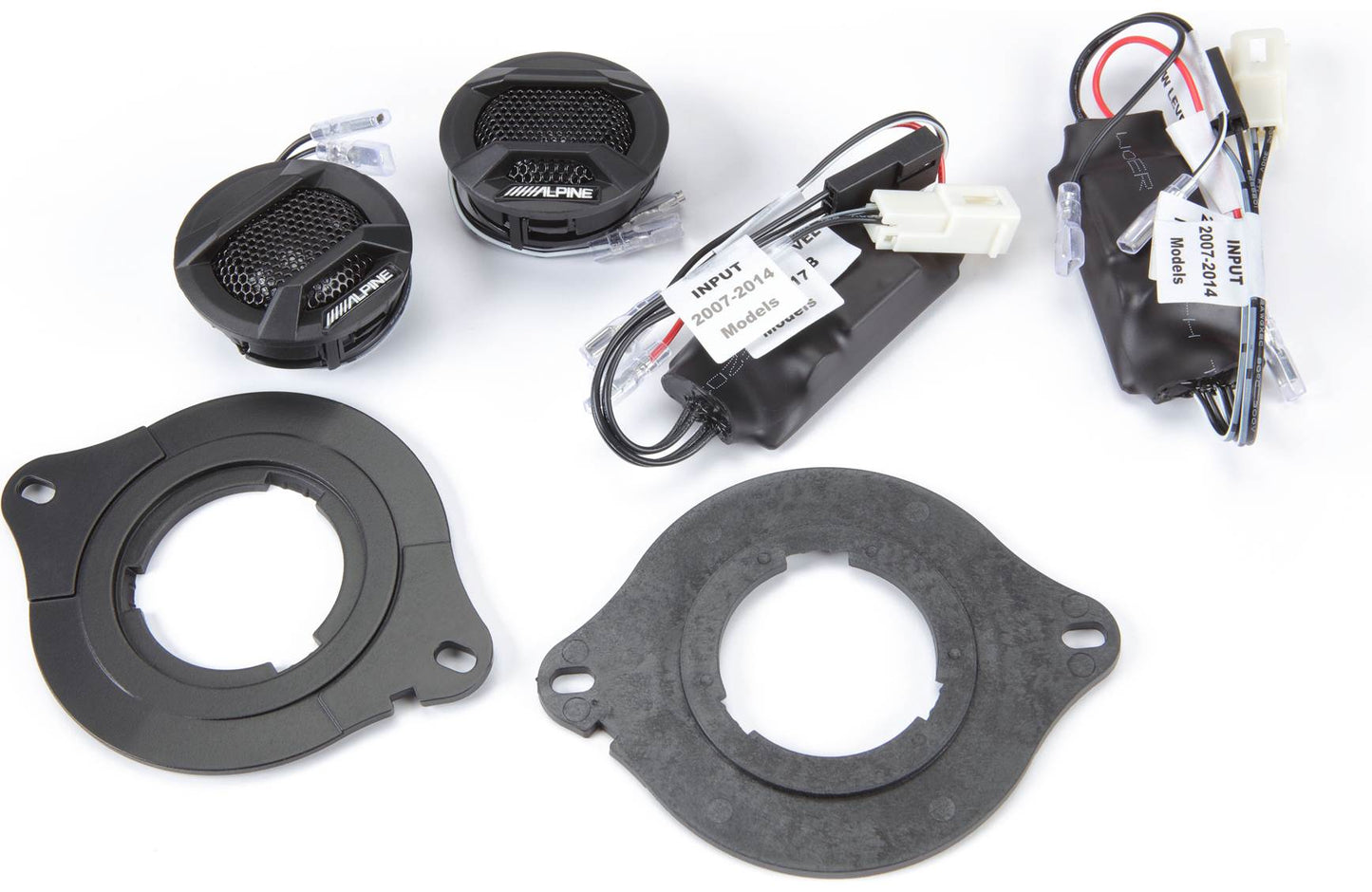 Alpine SPV-10TW-WRA 1" component tweeters (for 2007-up select Jeep Wrangler and Gladiator)