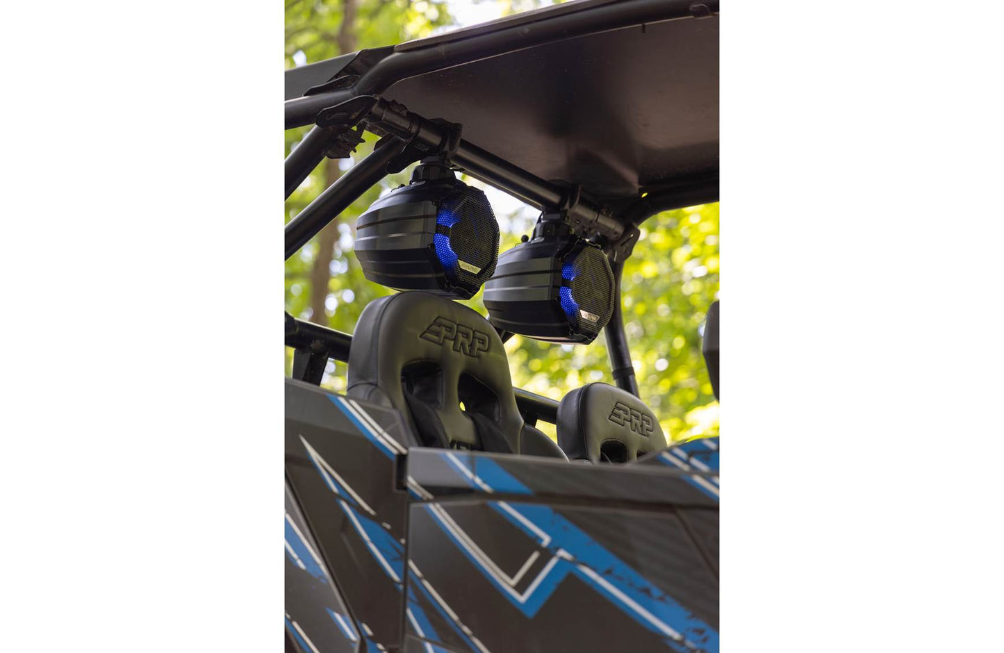 Alpine SPV-65RGB-CAN 6.5" cage-mounted powersports speakers w/RGB lighting