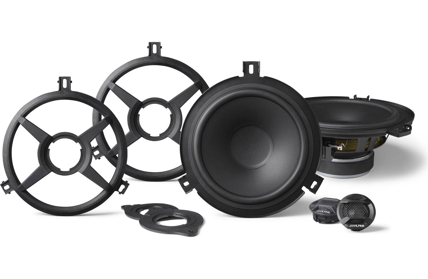 Alpine SPV-65X-WRA 6-1/2" component/coaxial speaker system (select Jeep Wrangler JK)