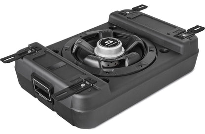 Alpine SS-SB10 S-Series shallow sealed downward-firing enclosure w/10" 2-ohm subwoofer