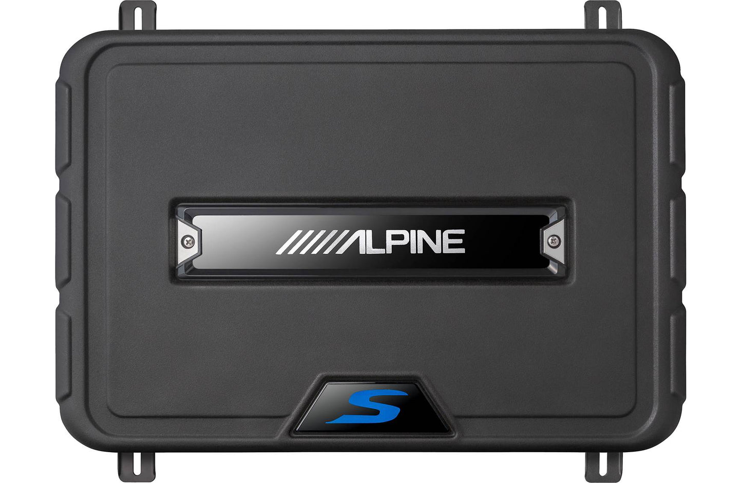 Alpine SS-SB10 S-Series shallow sealed downward-firing enclosure w/10" 2-ohm subwoofer