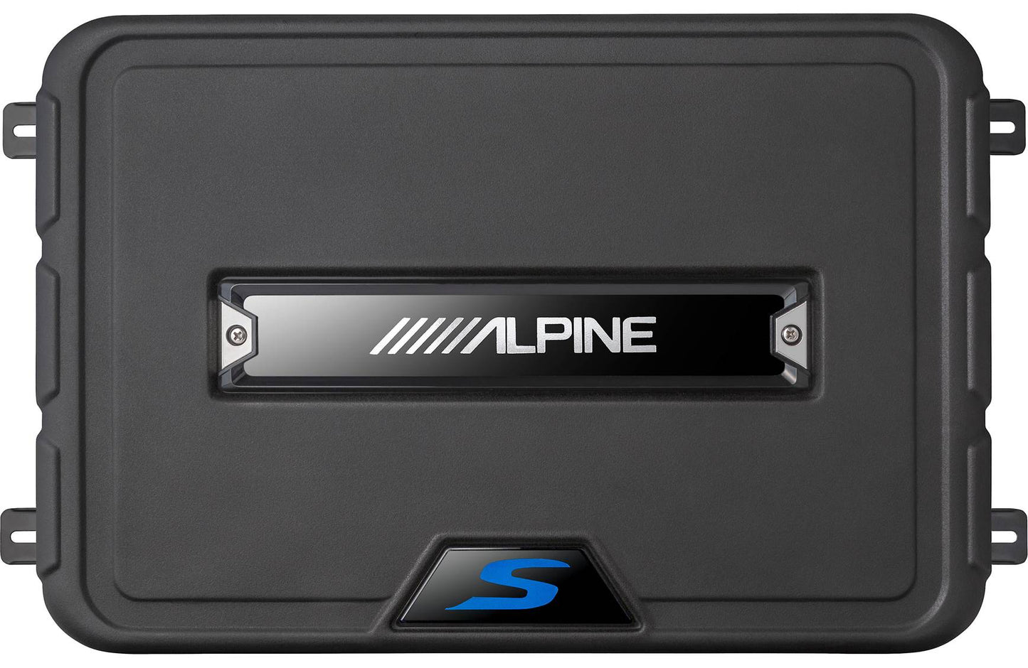 Alpine SS-SB10 S-Series shallow sealed downward-firing enclosure w/10" 2-ohm subwoofer