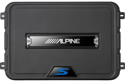 Alpine SS-SB10 S-Series shallow sealed downward-firing enclosure w/10" 2-ohm subwoofer