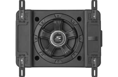 Alpine SS-SB10 S-Series shallow sealed downward-firing enclosure w/10" 2-ohm subwoofer