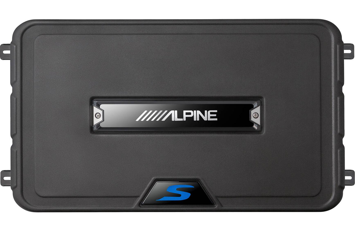 Alpine SS-SB12 S-Series shallow sealed downward-firing enclosure w/12" 2-ohm subwoofer