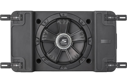 Alpine SS-SB12 S-Series shallow sealed downward-firing enclosure w/12" 2-ohm subwoofer