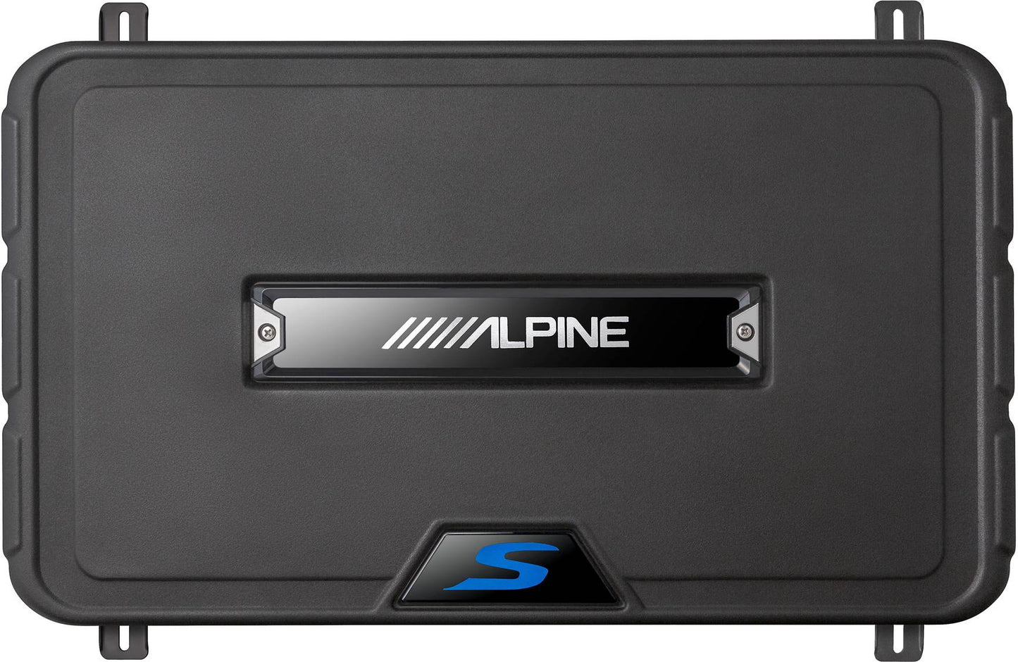 Alpine SS-SB12 S-Series shallow sealed downward-firing enclosure w/12" 2-ohm subwoofer