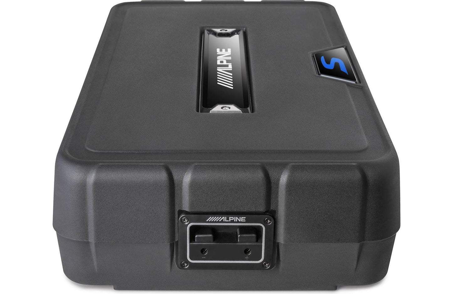 Alpine SS-SB12 S-Series shallow sealed downward-firing enclosure w/12" 2-ohm subwoofer
