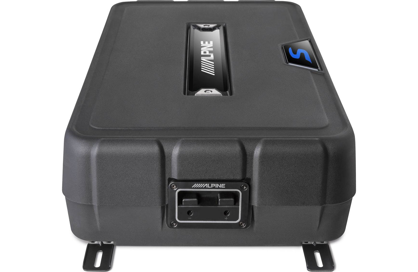 Alpine SS-SB12 S-Series shallow sealed downward-firing enclosure w/12" 2-ohm subwoofer
