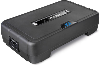 Alpine SS-SB12 S-Series shallow sealed downward-firing enclosure w/12" 2-ohm subwoofer