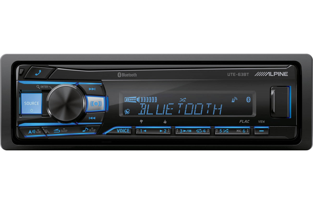 Alpine UTE-63BT Digital media receiver (does not play CDs)