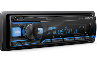 Alpine UTE-73BT Digital media receiver, single-DIN, AM/FM (no discs)