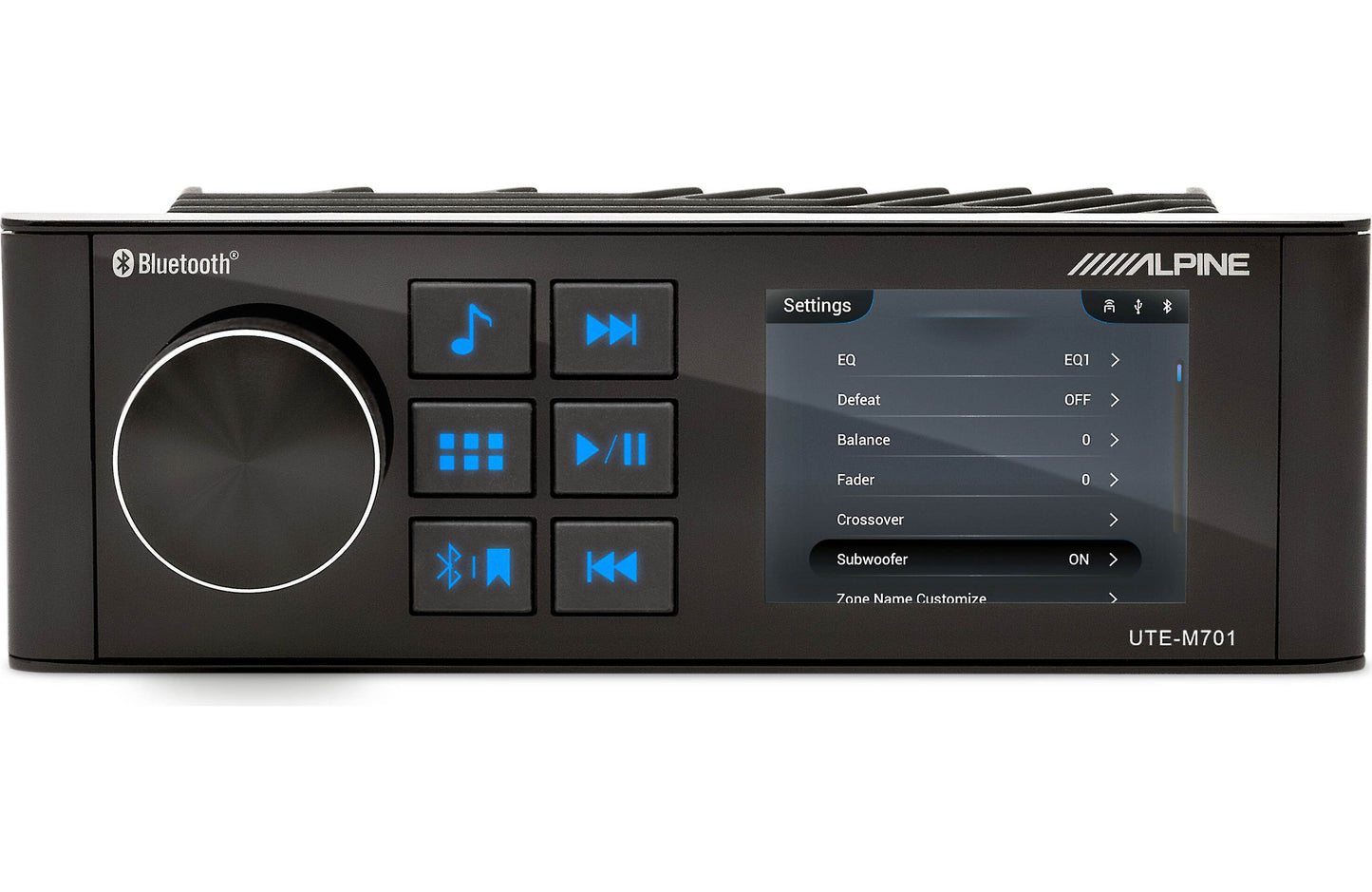 Alpine UTE-M701 Marine digital media receiver (does not play CDs)