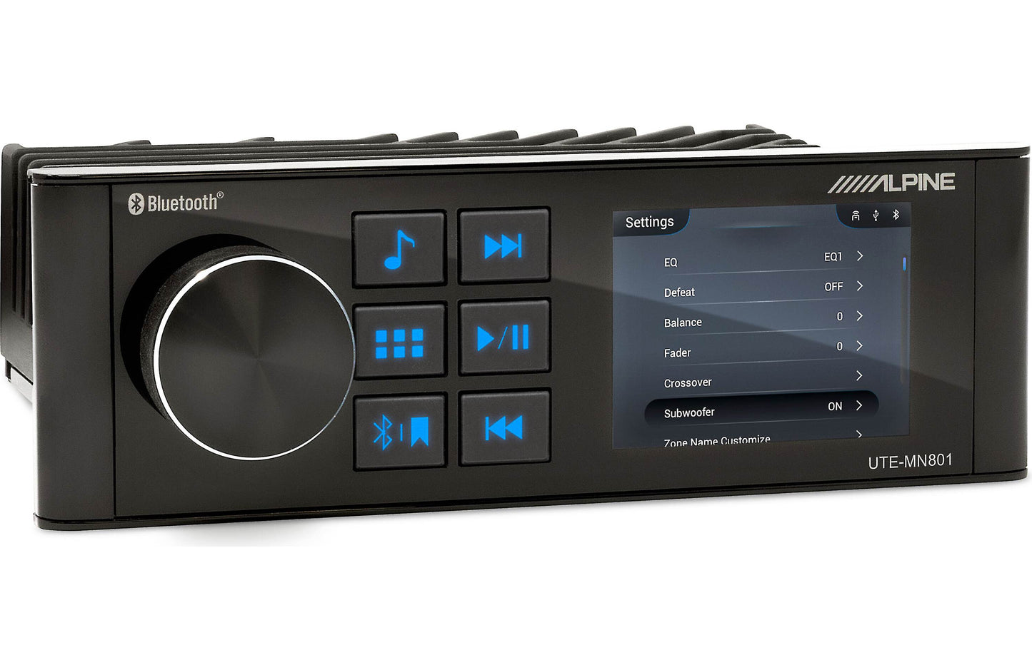 Alpine UTE-MN801 Marine digital media receiver (does not play CDs)