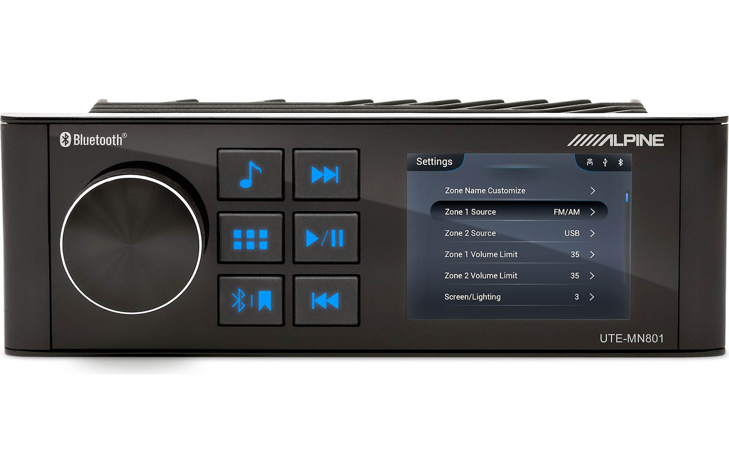 Alpine UTE-MN801 Marine digital media receiver (does not play CDs)