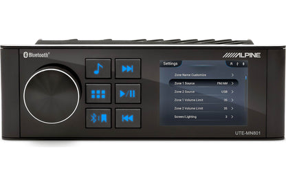 Alpine UTE-MN801 Marine digital media receiver (does not play CDs)