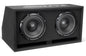 Alpine W-DB10V Vented subwoofer enclosure w/two 10" W10S4 Bass Series subwoofers