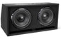 Alpine W-DB12V Vented subwoofer enclosure w/two, 12" W12S4 Bass Series subwoofers