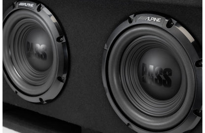Alpine W-DB12V Vented subwoofer enclosure w/two, 12" W12S4 Bass Series subwoofers