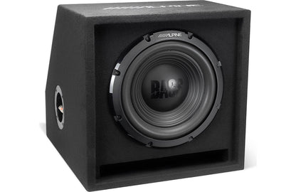 Alpine W-SB10V Vented subwoofer enclosure with 10" W10S4 Bass Series subwoofer