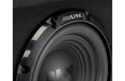 Alpine W-SB10V Vented subwoofer enclosure with 10" W10S4 Bass Series subwoofer
