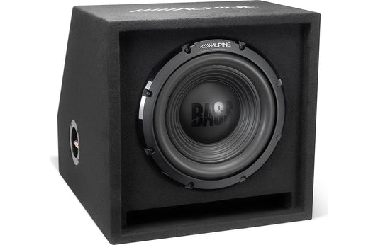 Alpine W-SB12V Vented subwoofer enclosure with 12" W12S4 Bass Series subwoofer