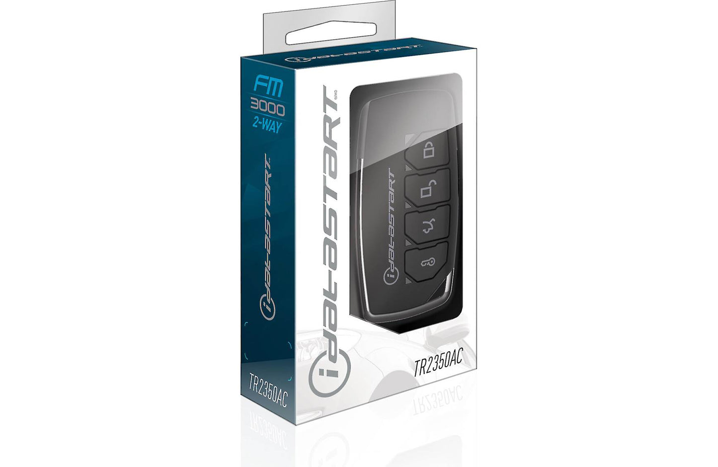 iDatastart TR2350AC Replacement 5-button, 2-way FM LED transmitter, 3,000 Ft range