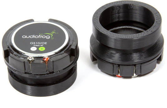 AudioFrog GS10OE-0005 GS-Series 1" tweeters (direct replacement tweeters, select 2014+ Subaru BRZ, Scion FR-S and Toyota 86/GR86)