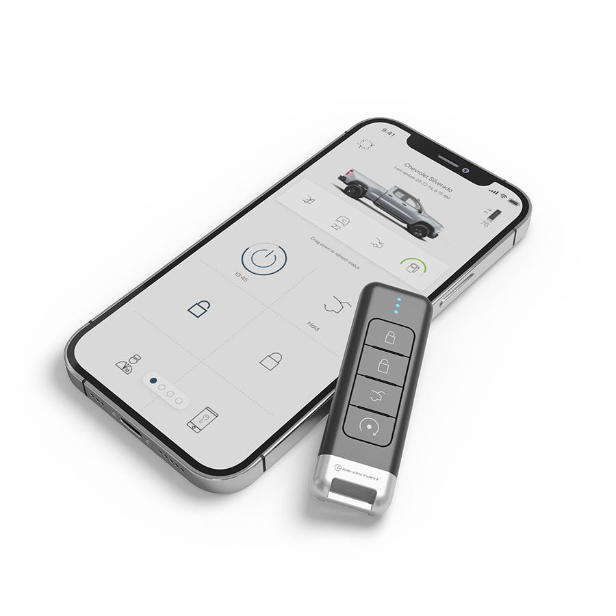 iDatastart RF4450AC 2-Way LED Remote Upgrade Kit with HELIX BLE/LoRa Antenna, 6,000 Ft range