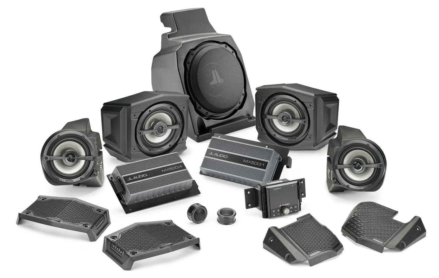 JL Audio SLPK-POL-RZR19/M3 SlamPak audio system for 19-24 Polaris RZR M3