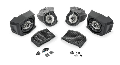JL Audio SLPK-POL-RZR19RC/M6 SlamPak audio system for 19-24 Polaris RZR M6 w/ Ride Command