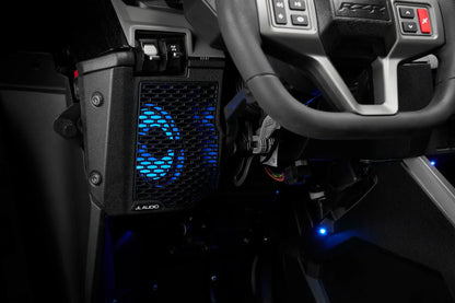 JL Audio SLPK-POL-RZR19RC/M6 SlamPak audio system for 19-24 Polaris RZR M6 w/ Ride Command