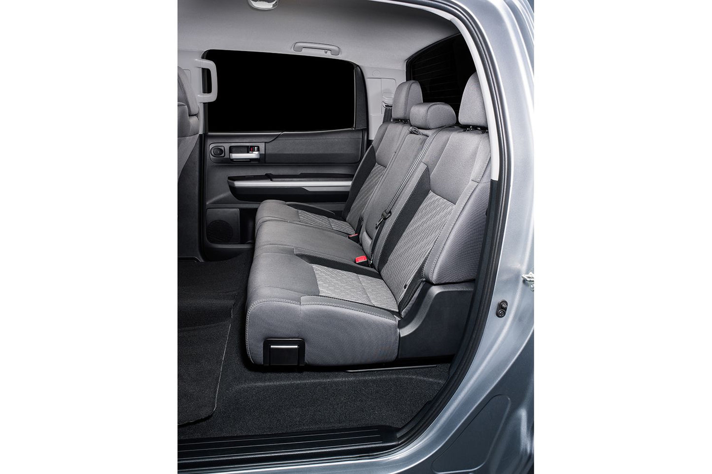 JL Audio SB-T-TCMAX/10TW3 Stealthbox® Custom-fit fiberglass enclosure with two 10TW3-D8 10" subwoofers — for 2014-2021 Toyota Tundra CrewMax