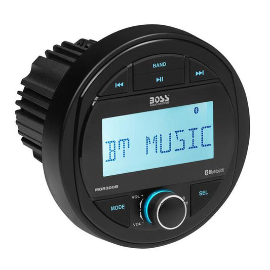 Boss Audio Elite MGR300B In-Dash Marine Gauge Digital Media, Bluetooth Audio, Streaming, AM/FM Receiver