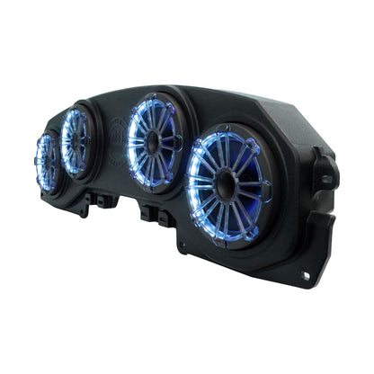 MB Quart MBQJ-48HRGB Jeep® Wrangler (JL) / Gladiator (JT) Tuned Rear Soundbar w/ 8" Compression Horn Speakers, Enclosure, RGB LED Lighting