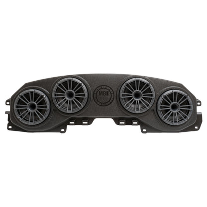 MB Quart MBQJ-48HRGB Jeep® Wrangler (JL) / Gladiator (JT) Tuned Rear Soundbar w/ 8" Compression Horn Speakers, Enclosure, RGB LED Lighting