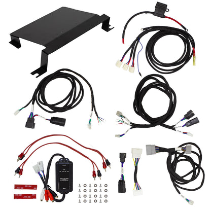 MB Quart MBQJ-AMP-ACC-1 Line Output Converter Kit for adding amplifiers to power a subwoofer and/or soundbar - Jeep® Wrangler (JL) / Gladiator (JT)