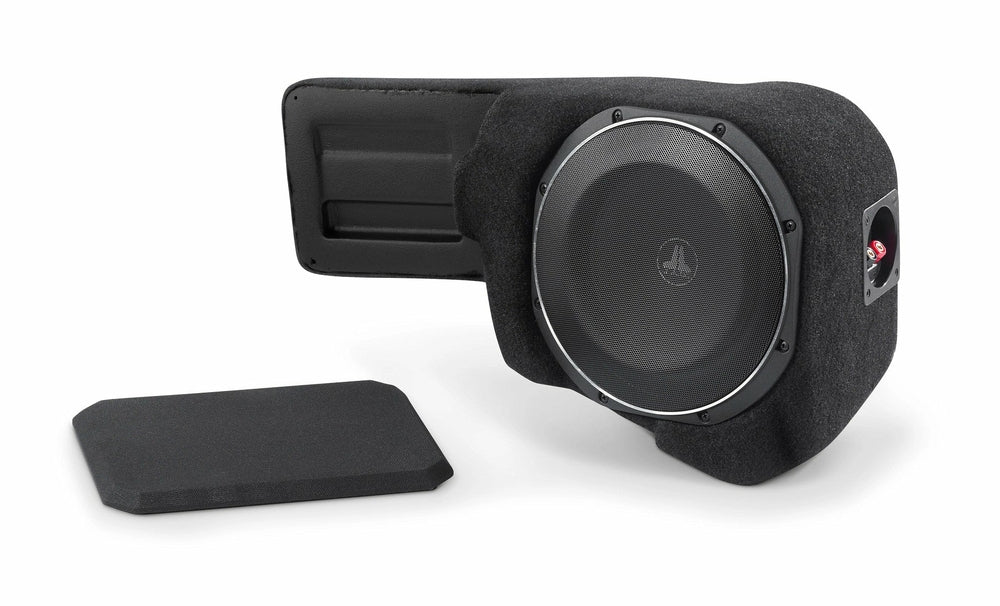 JL Audio SBX-F-BRONCG6/10TW1 Stealthbox® Custom-fit fiberglass enclosure with 10" TW1-2 subwoofer — fits 2021-up Ford Bronco