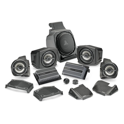 JL Audio SLPK-POL-RZR19RC/M3 SlamPak audio system for 19-24 Polaris RZR M3 w/ Ride Command