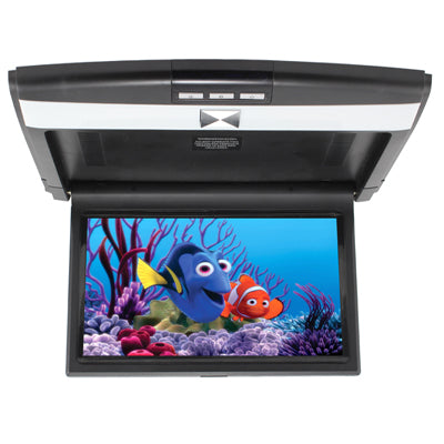 Accele AXFD102 10.2″ LCD DropDown monitor with Full 1080P Panel, HDMI Input, SD &USB inputs, Built-in IR Wireless Audio and Dome Light